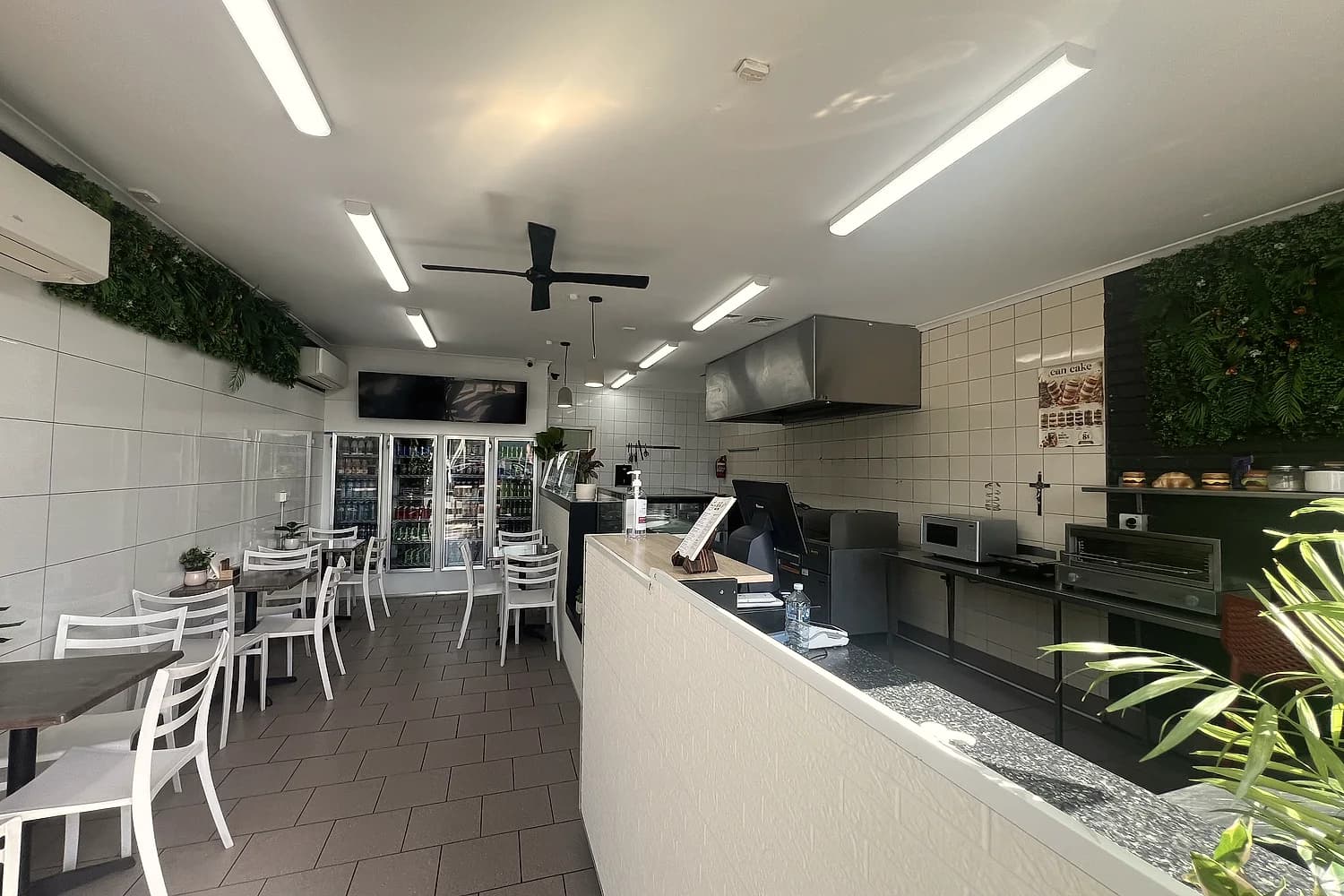 Inside Friend Hub's Airport West café